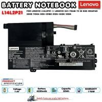 ราคา (ส่งฟรี ประกัน 1 ปี) Lenovo แบตเตอรี่ L14L2P21 Lenovo IdeaPad 500S-14ISK (42661450001)