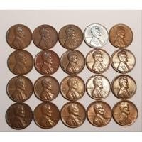 ราคา ชุดเหรียญลินคอล์น หลังรวงข้าว ยุคเก่า ปี 1940-1958 (25103193555)