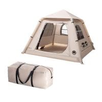 ราคา Hot Sale 3-4 Person Glamping Inflatable Camping Tent Waterproof Oxford for Outdoor Family Hiking Ca (48454098374)