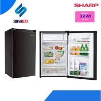 ราคา SHARP ตู้เย็นมินิบาร์ 1 ประตู ขนาด 3.2 คิว รุ่น SJ-MB90 สีดำ Black ระบบประหยัดไฟฟ้า รับประกันคอม 5 ปี (42058659972)