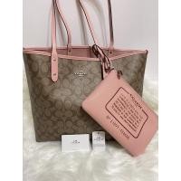 ราคา Coach Tote กลับด้านได้มีใบลูก มือสอง ของแท้ (20640417794)