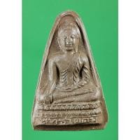 ราคา 8 พระพุทธโคดม หลวงพ่อขอม วัดโพธาราม สุพรรณบุรี เนื้อดินเคลือบ ปี 2505 (11995860538)