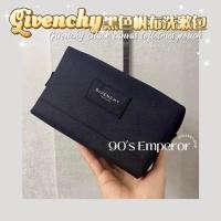 ราคา GIVENCHY- Beauty Black Canvas Toiletries Makeup Pouch Bag Stationery zipped men unisex (49953598780)