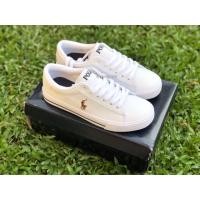ราคา สอบถามก่อนสั่งซื้อคะรองเท้า Ralph Lauren “Easten II Faux Leather Sneaker” ของแท้ (2001395182)