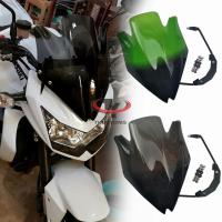 ราคา For Kawasaki Z750 Z750R Z 750 2007-2008-2009-2010-2011-2012 Motorbike Windshield Windscreen w/Brack (49452435218)
