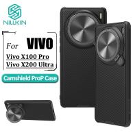 ราคา Nillkin Flip Cover Camera Stand Case สําหรับ Vivo X100 Pro / X200 Ultra เคสโทรศัพท์ Flip-Style เลนส์ป้องกันปกหลัง (23862802494)