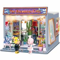 ราคา พร้อมส่ง! บ้านตุ๊กตา Robotime DIY Dollhouse - Teddy meeting cafe (TD02) (2022933169)