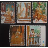 ราคา A4 แสตมป์ไทยใช้แล้ว ชุดงานฉลองศิริราชสมบัติครบ 50 ปี ชุด 2 ปี 2539 ใช้แล้ว สภาพดี (2596013761)