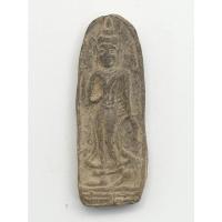 ราคา พระปางลีลา เนื้อดิน หลังยันต์อุ - 00017 (23141547594)