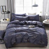 ราคา ผ้าปู7ฟุต !! ชุดเครื่องนอนพร้อมผ้านวม ลายปลาวาฬ (8004011192)