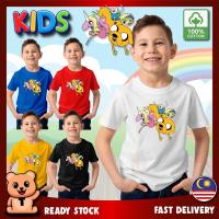 ราคา Adventure Time Kids TShirt 100% Cotton Unisex คอกลมแขนสั้น Baju Budak (45855716649)