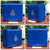 ราคา กล่องหนังสีน้ำเงินบุกำมะหยี่ วโรกาสเฉลิมฉลองสิริราชสมบัติ 50 ปี ในหลวงรัชกาลที่ 9 เพื่อการสะสม ตั้งโชว์ตกแต่งบ้าน (22076889492)