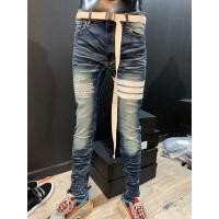 ราคา กางเกงยีนส์ฟอกคาดแถบขาว Hold'em Denim style 11months (13303231178)