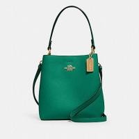 ราคา MeBrandOutlet Coach SMALL TOWN BUCKET BAG (COACH 1011) กระเป๋าถือหรือสะพายข้าง ทรงขนมจีบ งานแท้% งานหิ้วจาก Shop & Out (19374052487)