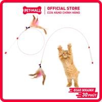 ราคา ของเล่นคันเบ็ดเหล็กปลายขนนกสําหรับแมว Cattyman Dream Catcher ของเล่นขนาด 86 ซม. Petmall (51053416916)