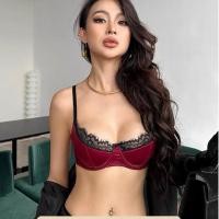 ราคา ชุดชั้นในสีแดงสุภาพสตรีปีนี้หน้าอกเล็กรวบรวม ดัน ขึ้น ชุดชั้นในลูกไม้เซ็กซี่กางเกงชั้นใน (42959545925)