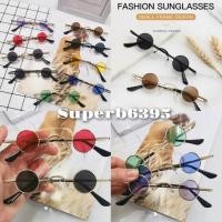 ราคา พร้อมส่งจากไทย✨แว่นกันแดด ทรงกลมเล็ก แว่นตาแฟชั่นเกาหลี อินเทรน​ด์ สุดฮิด แนววินเทจ ป้องกันUV400 รุ่น Tingly (20390259900)