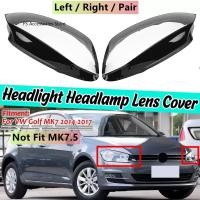 ราคา Car Front Headlamp Headlight Lens Cover For Volkswagen VW Golf 7 MK7 GTI 2014 2015 2016 2017 Clear (52803228955)