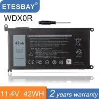ราคา ETESBAY WDX0R WDXOR 42WH 11.4V Battery for DELL Latitude 3180 3189 3390 Vostro 14-5468 14-5471 Inspiron 15-5538 5565 556 (20249495306)