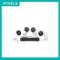 ราคา PIXELS ALL NEW PREMIUM SET ชุดกล้องวงจรปิดไร้สาย ที่หมุนได้ 180° ทั้ง 4 ตัว ความคมชัด 3 ล้านพิกเซล (รองรับ Wifi 4) (5570751503)
