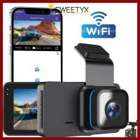 ราคา SWEETYX Dash Cam, Night Vision HD 1080P Car DVR, WiFi Dual Lens Drive Video Recorder ใช้ยานพาหนะ (44326412604)