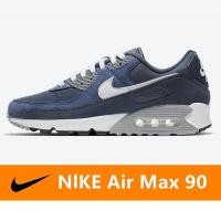 ราคา ของแท้ Nike Air Max 90 รองเท้าลำลองตาข่ายระบายอากาศ รองเท้าวิ่งเบาะลมคลาสสิก - สีกรมท่า (21743939500)
