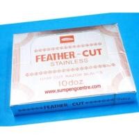 ราคา FEATHER - Cut Stainless Hair Cut Razor Blades มีดโกน 1แถวมี10ล (5125829075)