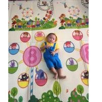 ราคา เสื่อรองคลาน6ฟุต รุ่นหนา8มิลแผ่นรองคลานขนาด6ฟุต♥️แถมกระเป๋า (2716186450)