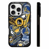 ราคา NBA Golden State Warriors โลโก้สติกเกอร์สําหรับ IPhone 11 14 15 16 Pro Max 12 13 Mini Cover X XR XS Max ซิลิโคนนุ่มกันชนใส SE 2022 6 7 8 Plus ปลอกกันกระแทก (29190639658)