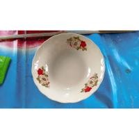 ราคา ชุดจานชาม เซรามิค ลายดอกกุหลาบ งานเก่าของ oriental ceramics จำนวน 10 ชิ้น เก่าเก็บ 950 บาท (40305782518)