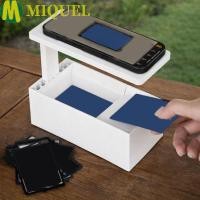 ราคา มูเคลิซ่า การซื้อขาย การ์ดสแกนยืน,ปรับอย่างรวดเร็วสแกนการ์ดสแกนเนอร์ยืน,สากลที่มีที่วางโทรศัพท์3งพิมพ์กล่องเก็บบัตรพลาสติกการ์ดสะสม (48755851748)