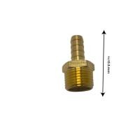 ราคา ข้อต่อตรงหางปลา+เกลียวนอก หางปลาไหล ทองเหลือง hm3-4 (หางปลา3หุน-เกลียวนอก4หุน) (26141773564)