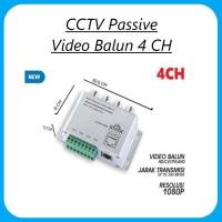 ราคา S-NET กล้องวงจรปิด Passive Video Bound 4 ช่อง - Video balun 4 ch UTP ตัวรับส่งสัญญาณ (44328571867)