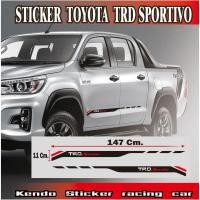 ราคา สติ๊กเกอร์ติดข้างประตูรถยนต์ TOYOTA TRD SPORTIVO (2149188401)