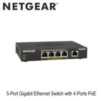 ราคา Netgear (GS305P) 5-Port Gigabit Ethernet Switch with 4-Ports PoE ประกันศูนย์ไทย (3406357302)