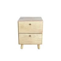 ราคา Evergreen Furniture โต๊ะข้างเตียง ตู้ข้างเตียงไม้ยางพาราพร้อมลิ้นชัก G-4364-R10 (25907758129)