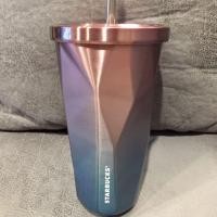 ราคา Starbucks Chiseled Gradient Cold Cup Stainless Steel 16oz (Limited Edition) (15798870749)