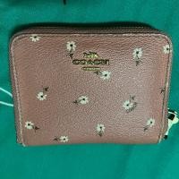 ราคา กระเป๋าตังค์ใบสั้น Coach แท้ สีชมพู (26411284557)