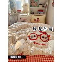 ราคา ชุดเครื่องนอนปักลาย 5ง พร้อมโทนสีปาáel และลายคิตตี้ - หมีน้อยน่ารัก (28844135553)