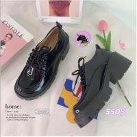 ราคา รองเท้าส้นตึกสีดำแฟชั่น (22686036764)