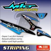 ราคา Mio Smile สติ๊กเกอร์ติดมอเตอร์ไซค์ Striping Lis Yamaha Mio Sprty Sticker Mio 110 Lorenzo Type 2 (53853367561)