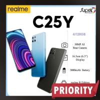 ราคา Realme C25Y(4+128GB)CPU Unisoc Tiger T618 ใช้งานลื่นไหลทุก App(By Shopee SuperTphone1234) (16787120179)