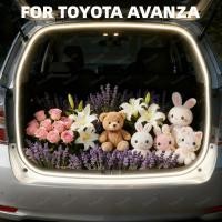 ราคา สําหรับ Toyota Avanza Verso ไฟดัดแปลงไฟท้าย ไฟบรรยากาศ แถบไฟ LED ด้านหลังสีขาวอบอุ่น (42126772727)