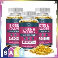 ราคา BBEEAAUU Biotin Capsules ด้วยคอลลาเจนและเคราติน ส่งเสริมให้ผม ผิว เล็บ มีสุขภาพดี ช่วยสนับสนุนการเผาผลาญ (26743831686)