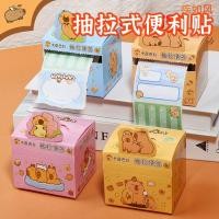 ราคา [CUTIE BABY] Sticky Note Capybara Thin Brown Box / Sticky Note Box Roll Thin (57800796798)
