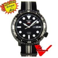 ราคา Seiko 5 Sport Automatic SRPC68K1 (สีน้ำตาลทอง) SRPC67K1 (สีดำ) นาฬิกาข้อมือผู้ชาย สายผ้านาโต รุ่น SRPC68K SRPC67K (2274735269)