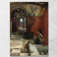 ราคา An Oleander Lawrence Alma-Tadema, lat13 ภาพพิมพ์บนผ้าใบแคนวาส (28328732271)