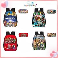 ราคา กระเป๋าเป้สะพายหลัง Roblox เทรนด์ย้อนยุค 2 ชิ้น พร้อมกล่องดินสอ ชุดกระเป๋าการ์ตูนสำหรับเด็กผู้ชาย (40105733391)