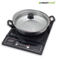 ราคา Smarthome เตาแม่เหล็กไฟฟ้าพร้อมหม้อสแตนเลส รุ่น WPA-2009 (16329425545)