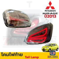 ราคา โล๊ะล้างสต๊อค โคมไฟท้าย Uranus Mitsubishi Mirage ปี2013 มิตซูบีชิ มิราจ [Tail Lamp] Uranus (44373178717)